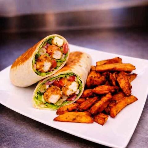 Panierter Feta Wrap Dürüm